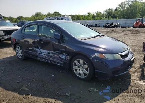 2010 Honda Civic Lx from USA, damaged, VIN 2HGFA1F58AH539478